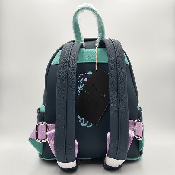 Loungefly Disney Bambi Folk Floral Green Mini Backpack Bag New - Picture 7 of 10